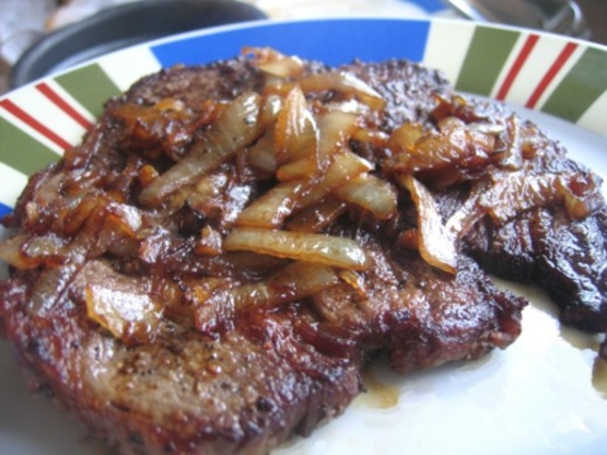 steak and onions